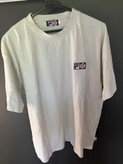 FILA FB Tシャツ XL ホワイト ワンポイントロゴ メンズ