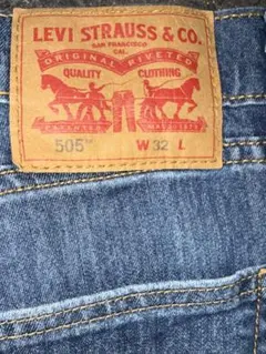 【極美品】 希少 リーバイス 505 W32 L32 濃紺 デニム 80s