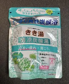 バスクリン きき湯 清涼炭酸湯 すっきりミントの香り 発泡入浴剤のサムネイル
