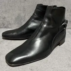 ⭐️極美品⭐️　GUCCI　グッチ　レザーブーツ　フロントジップ　ブラック 名東】【GUCCI】グッチ アンクルブーツ 670397 ダブルG金具