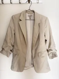 H&M ベージュ テーラードジャケット
