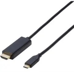 エレコム 変換ケーブル USB-C HDMI ケーブル 1.0m ブラック