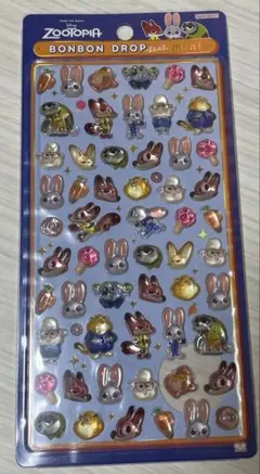 【正規品】ボンボンドロップシール　ミニ　ディズニー　ズートピア（新品、未使用品）