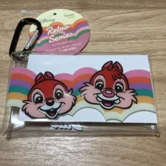 ディズニーレトロ　クリアマルチケース （チップ&デール）