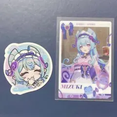 原神 スシロー┆夢見月瑞希┆メタリックカード┆ステッカー