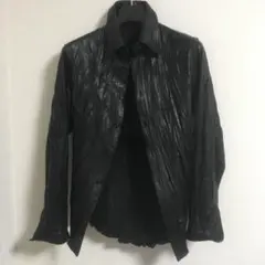 シワ加工カウレザーシャツのサムネイル