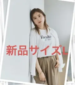 グローバルワーク　リッチクリーンプリントTシャツ