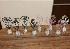 ウェルカムスペース花形スタンド付き一輪挿しセット