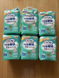 ライフリー うす型パンツ LLサイズ 16枚入×6袋、袋破れあり - メルカリ