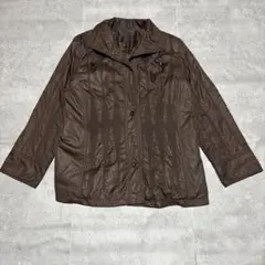 00’s vintage軽量 ライトコート 幾何学ステッチ キルトジャケットのサムネイル