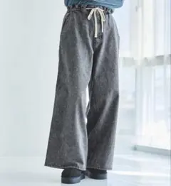LAKOLE ドロストイージーデニムパンツ Mのサムネイル