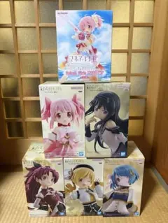魔法少女まどか☆マギカ フィギュア 6点セット おまけクリアファイル