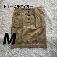 トミーヒルフィガー　タイトスカート　ストレッチ　フロントボタン　レディースMのサムネイル