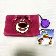 【タグ付き】トイストーリー　ロッツォ　リール付きフェイスパスケース