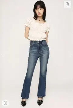 SLY フレアデニム　ブルー