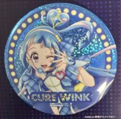 キミとアイドルプリキュア キュアウインク アニメージュ ホログラム缶バッジ