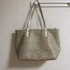 COACH シグネチャー トートバッグ ベージュ