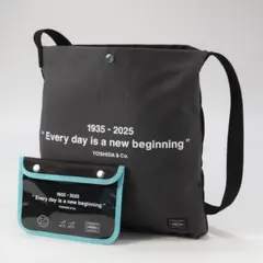 新品 PORTER 90周年記念 会場限定 ヴァイナル ショルダーバッグ グレーのサムネイル