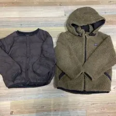 FO KIDS フード付きジャケット　ノーカラージャケット　120