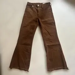 ブラウン カジュアルパンツ