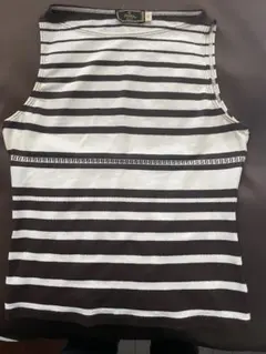 FENDI FFロゴ タンクトップ ノースリーブ カットソー トップス38【5