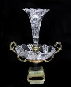 オールドバカラ　希少フルーツコンポート　特大 オブジェ　花入 オールドバカラ 希少フルーツコンポート 特大 オブジェ 花入