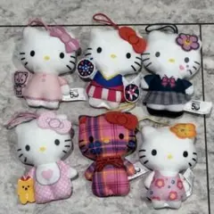 ハローキティ ぬいぐるみ 6体セット