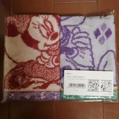 ウォッシュタオル２枚セット　ミッキー&ミニー　ミッキー&プルート