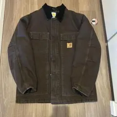 希少品 Carhartt ブラウン デトロイトジャケット
