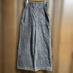 しろ様専用 ROSE BUD ブラックデニム ワイドパンツ Mサイズのサムネイル
