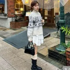 ニット ホワイト