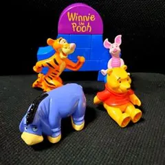 【90's ヴィンテージ】LEGO　デュプロ　くまのプーさん　4体+αセット