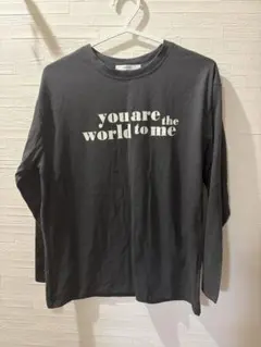 ディスコートDiscoat ロゴプリント 長袖TシャツF