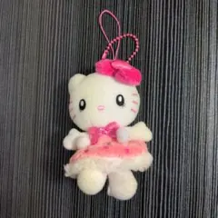 ハローキティ USJ キーホルダー ストラップ ハートリボン