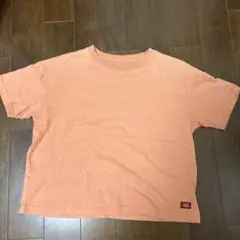Dickies オレンジ Tシャツ バックプリント