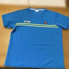 ellesse ストライプデザイン Tシャツ 青