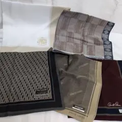 ✿ギラロッシュ等メンズハンカチ5枚セット未使用保管品✿