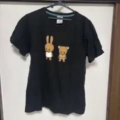 CUNE 半袖Tシャツ ブラック うさぎ