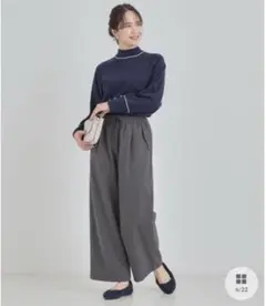 SHOO LA RUE グレー ワイドパンツ Lサイズ