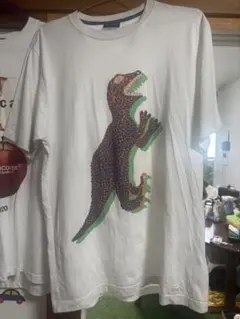 ポールスミス DINO ダイナソー　Tシャツ 白 XLのサムネイル