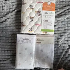 Disney ミニーマウス柄 パッドとタオルセット