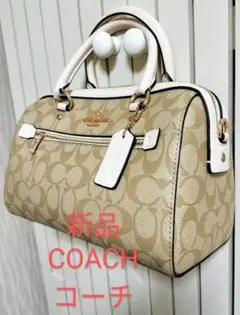 最終値下げ！ 新品 COACH コーチ ミニボストン ショルダー ハンドバッグ