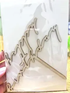 Happy Birthday 木製ケーキトッパー