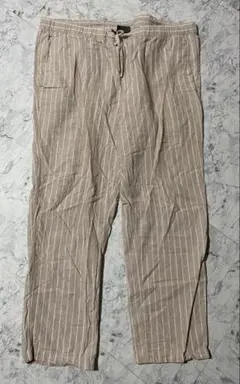 H＆M メンズストライプ ベージュ XLサイズ