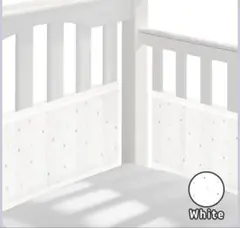 Hugmuu メッシュ　ベビーベッドガード　ベッドライナー