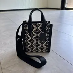 Kate Spade フラワー ジャガード ミニトート ショルダーバッグ