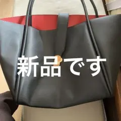 グローバルワーク黒と赤のトートバッグのサムネイル