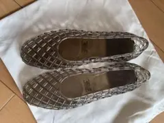 h&m ジェリーフラットシューズ　美品　37のサムネイル
