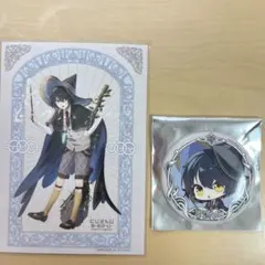 にじさんじあーるぴーじー ましろ爻 ブロマイド 缶バッジ