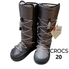 新品　クロックスブーツ　20cm（ｗ４）レディース／ジュニア　防寒　スノーブーツ